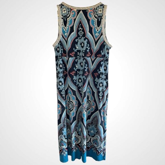 Lucky Brand Blue and White Midi Dress - Picture 4 of 9